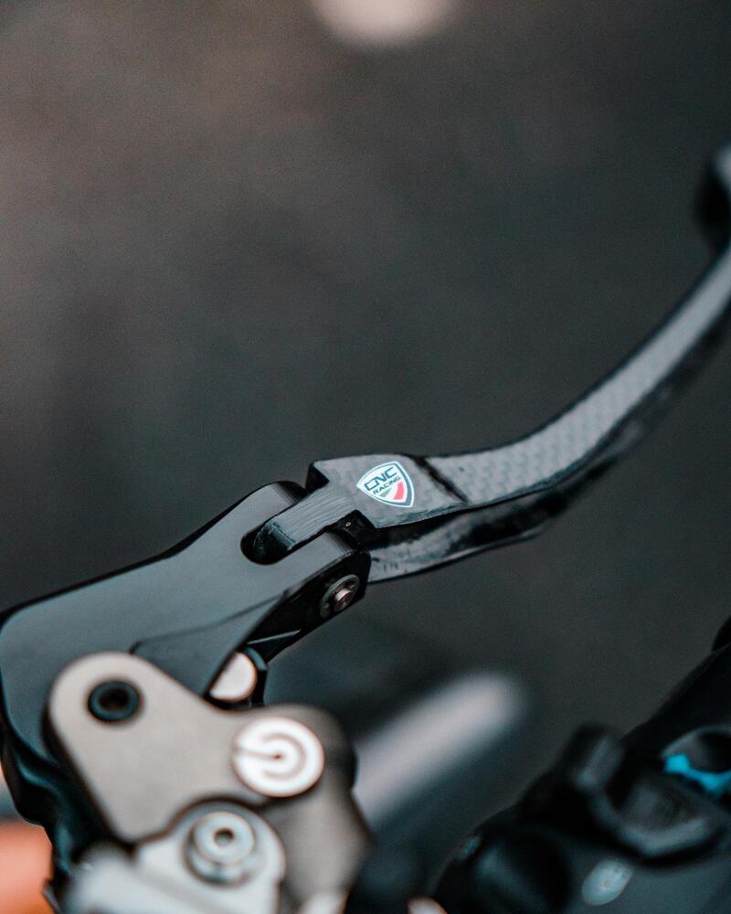 Leva freno pieghevole Race - Carbonio